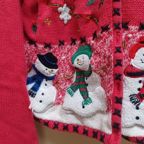 Vintage snowman sweater - XL - Picture 4 of 10